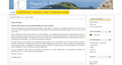 Desktop Screenshot of dr-baltin.de
